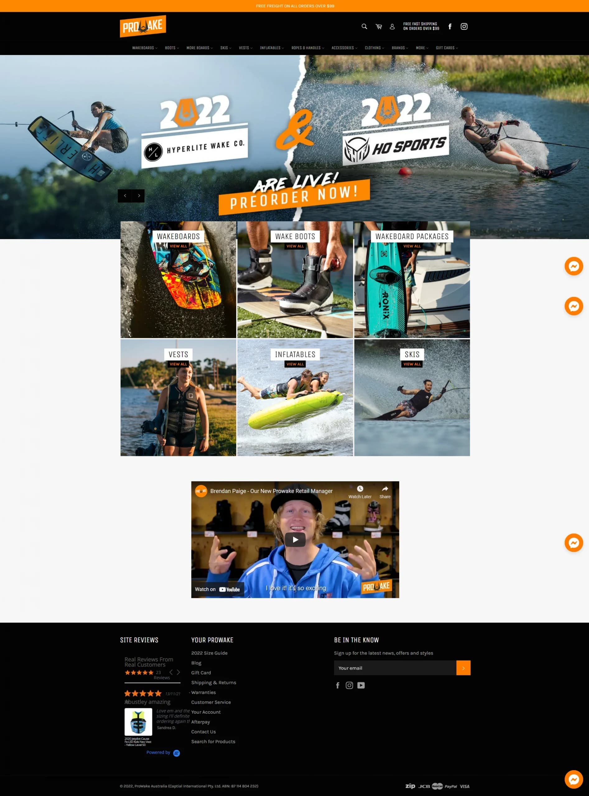 Screenshot of Prowake