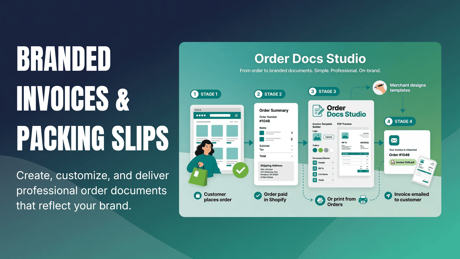 Screenshot of Order Docs Studio